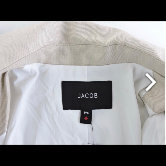 Ladies' Jacob Linen-Blend Blazer, Size S - Picture 5 of 6